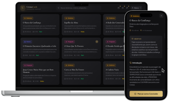 App de Roteiros para Catequese de Crisma